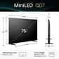 Hisense 75" Class QD7 Series QLED 4K in Black - Smart Fire TV, , large
