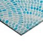 Dalyn Rug Company Seabreeze SZ7 2"6" x 3"10" Teal Area Rug, , large
