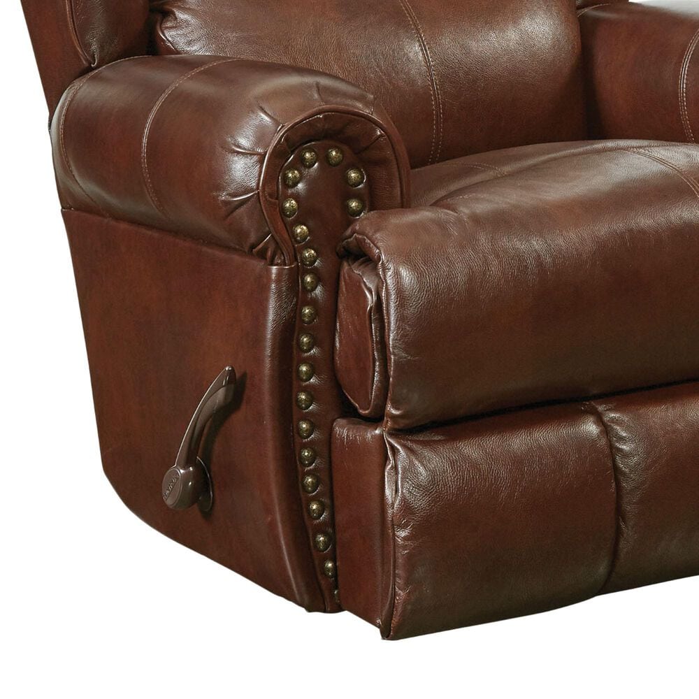 Catnapper Duncan Deluxe Glider Recliner in Walnut, , large