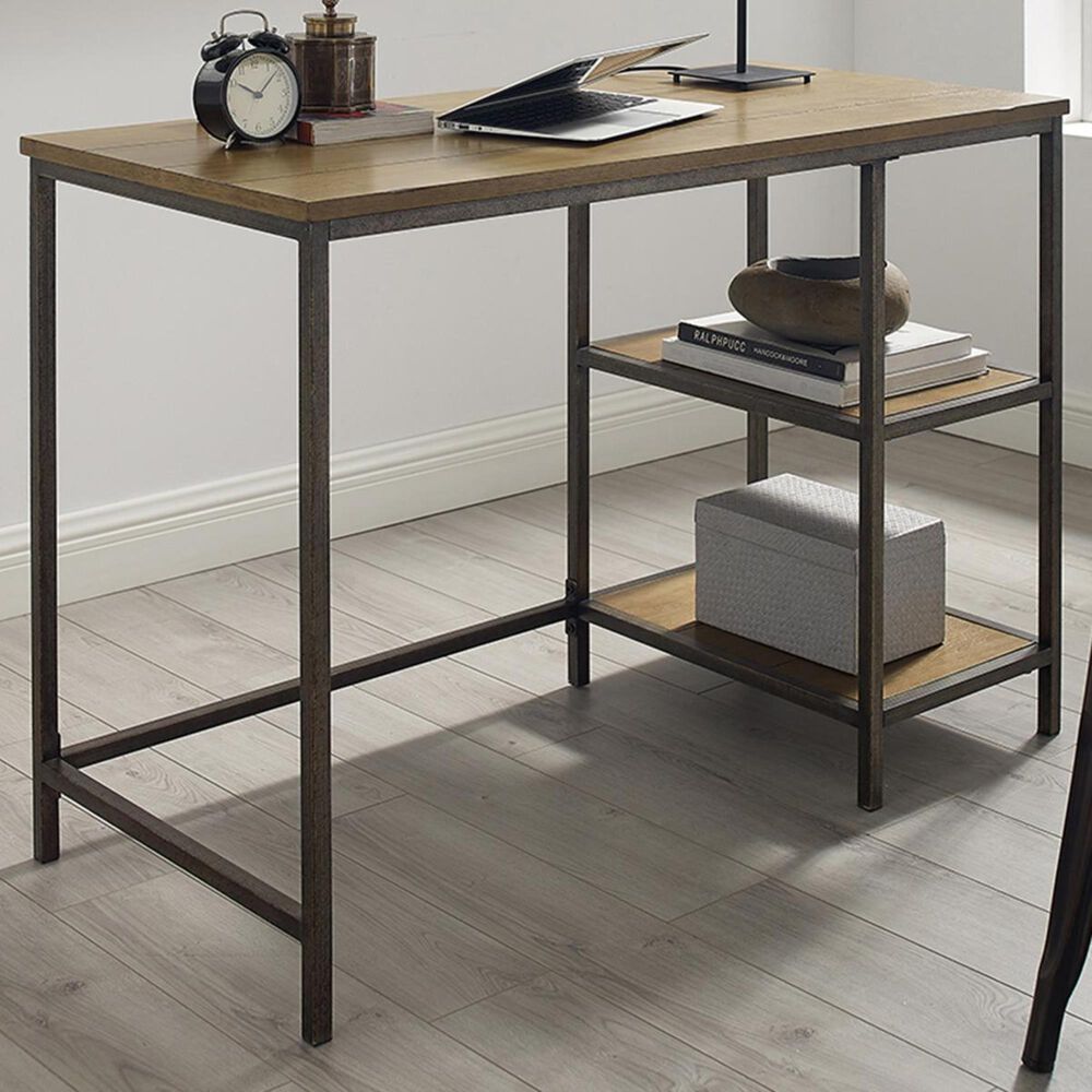 Crosley Furniture Brooke Desk in Washed Oak, , large