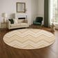 Dalyn Rug Company The Reserve TR17 Peach 8" Round Indoor/Outdoor Area Rug, , large