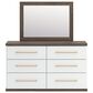 Ashley Kendanport 5 Piece Queen Bedroom Set in Brown and White, , large