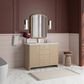 James Martin Vanities Gracyn 48" Single Bathroom Vanity in Coastal Driftwood with 3 cm White Zeus Quartz Top and Rectangular Sink, , large
