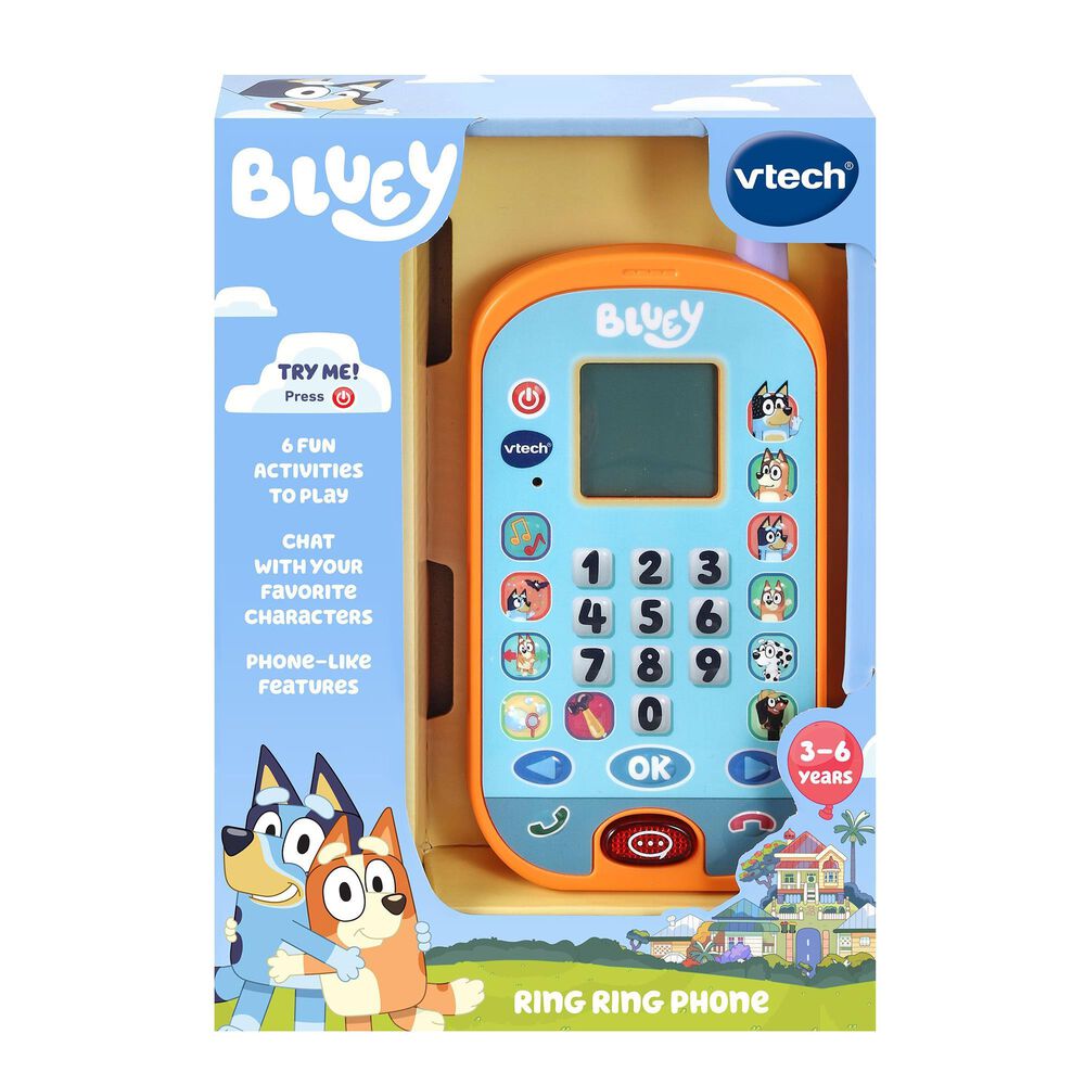 Vtech Bluey Ring Ring Phone, , large