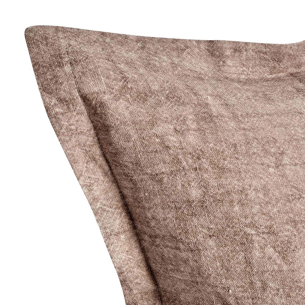 Classic Home Solstice 22&quot; Square Throw Pillow in Penny Brown, , large