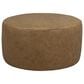 Hooker Furniture Luna 28" Round Cocktail Ottoman in Taupe, , large