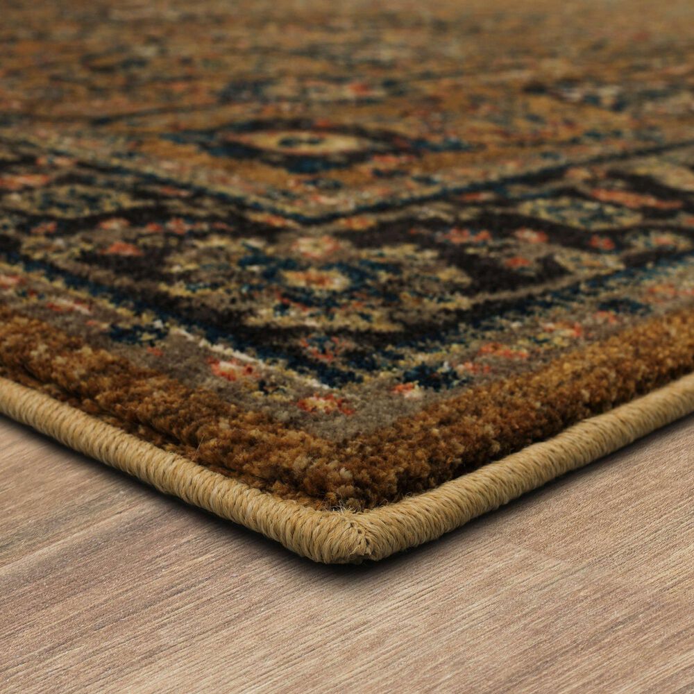 Karastan Spice Market Myanmar Tobacco 5'3" x 7'10" Area Rug, , large