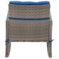 CorLiving Parksville Patio Rocking Chair in Blended Grey/Oxford Blue, , large