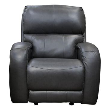 Southern Motion Fandango Leather Power Rocker Recliner in Graphite, , large