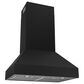 Thor Kitchen 30" Professional Wall Mount Pyramid Range Hood in Matte Black, , large
