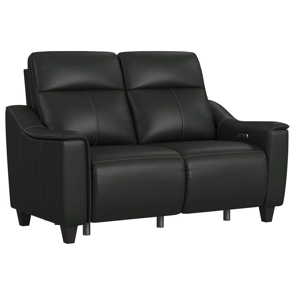 Flexsteel Latitudes Power Reclining Loveseat with Power Headrest in Coal, , large