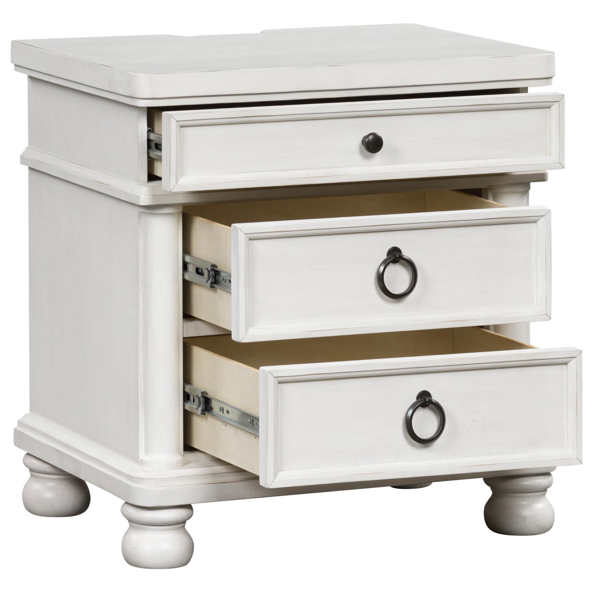 Ashley Rowlenstown 5-Piece Queen Poster Bedroom Set in Antique White