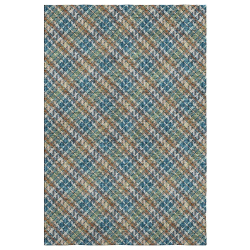 Dalyn Rug Company Soft Essentials Plaid Jewel 10" x 14" Indoor/Outdoor Area Rug, , large