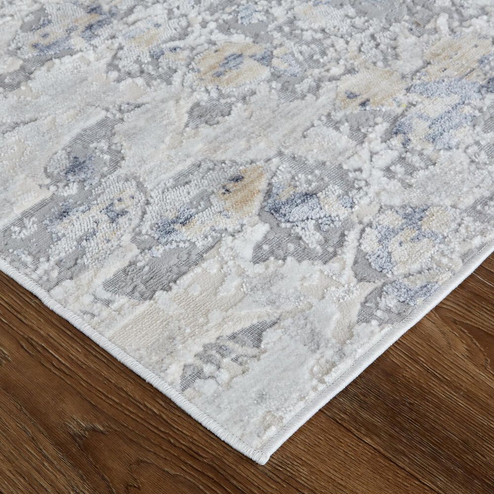 Feizy Laina 7&#39;10&quot; x 9&#39;6&quot; Blue and Gray Area Rug, , large