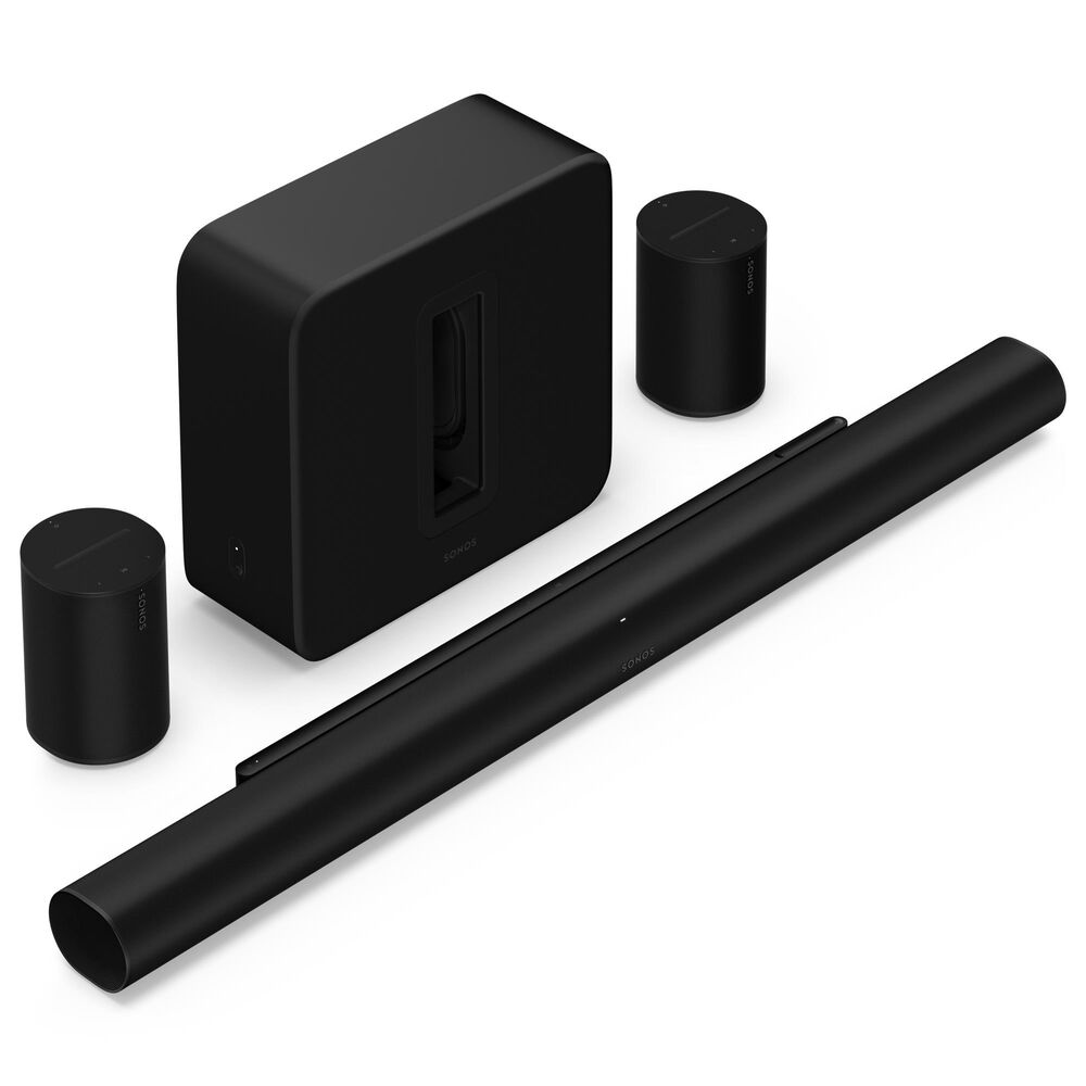 Sonos Premium Immersive Set with Arc Ultra, Sub 4 and Era 100 Pair in Black, , large