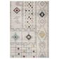 Safavieh Adirondack ADR206F 8" x 10" Light Grey and Aqua Area Rug, , large