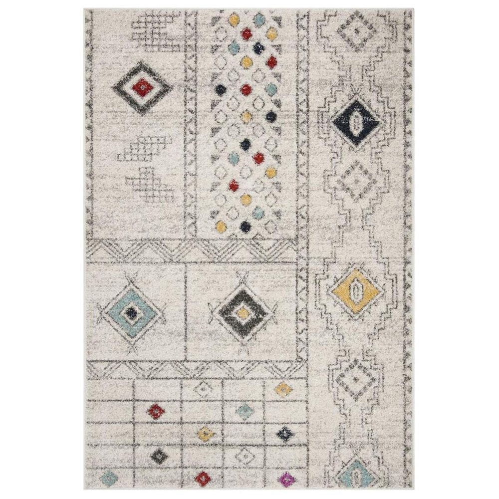 Safavieh Adirondack ADR206F 8" x 10" Light Grey and Aqua Area Rug, , large