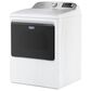 Maytag 7.4 Cu. Ft. Smart Front Load Gas Dryer with Extra Power in White, , large