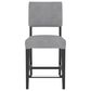Declan Dining Fixed Stool in Midnight Black Washed, , large