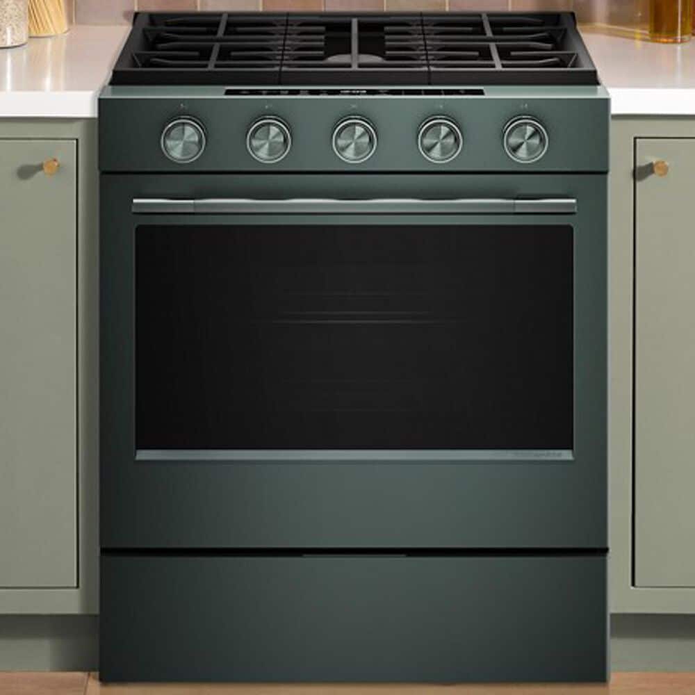 KitchenAid 5.0 Cu. Ft. Smart Slide-in Gas Range with Convection Cooking Modes and 2-in-1 Burner in Juniper, , large