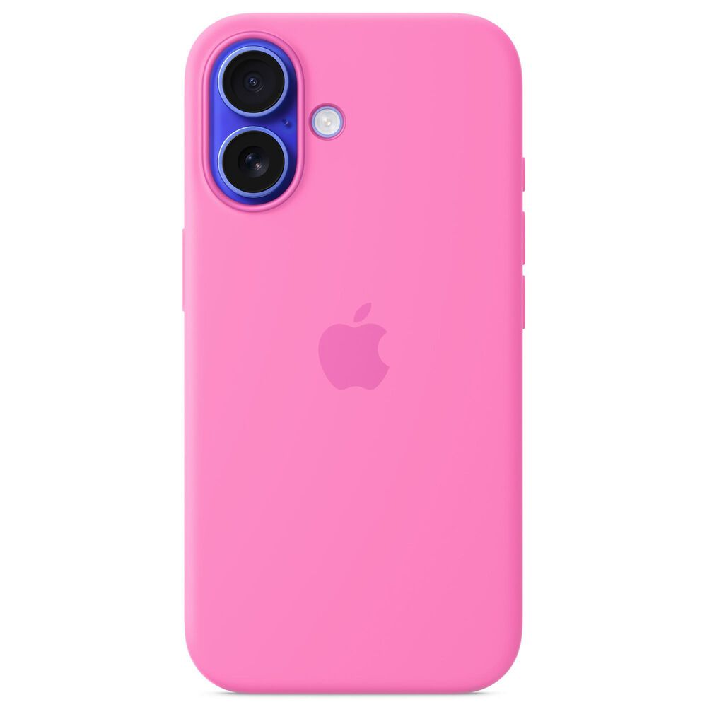 Apple Silicone Case with MagSafe for iPhone 16 in Peony, , large