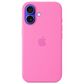 Apple Silicone Case with MagSafe for iPhone 16 in Peony, , large