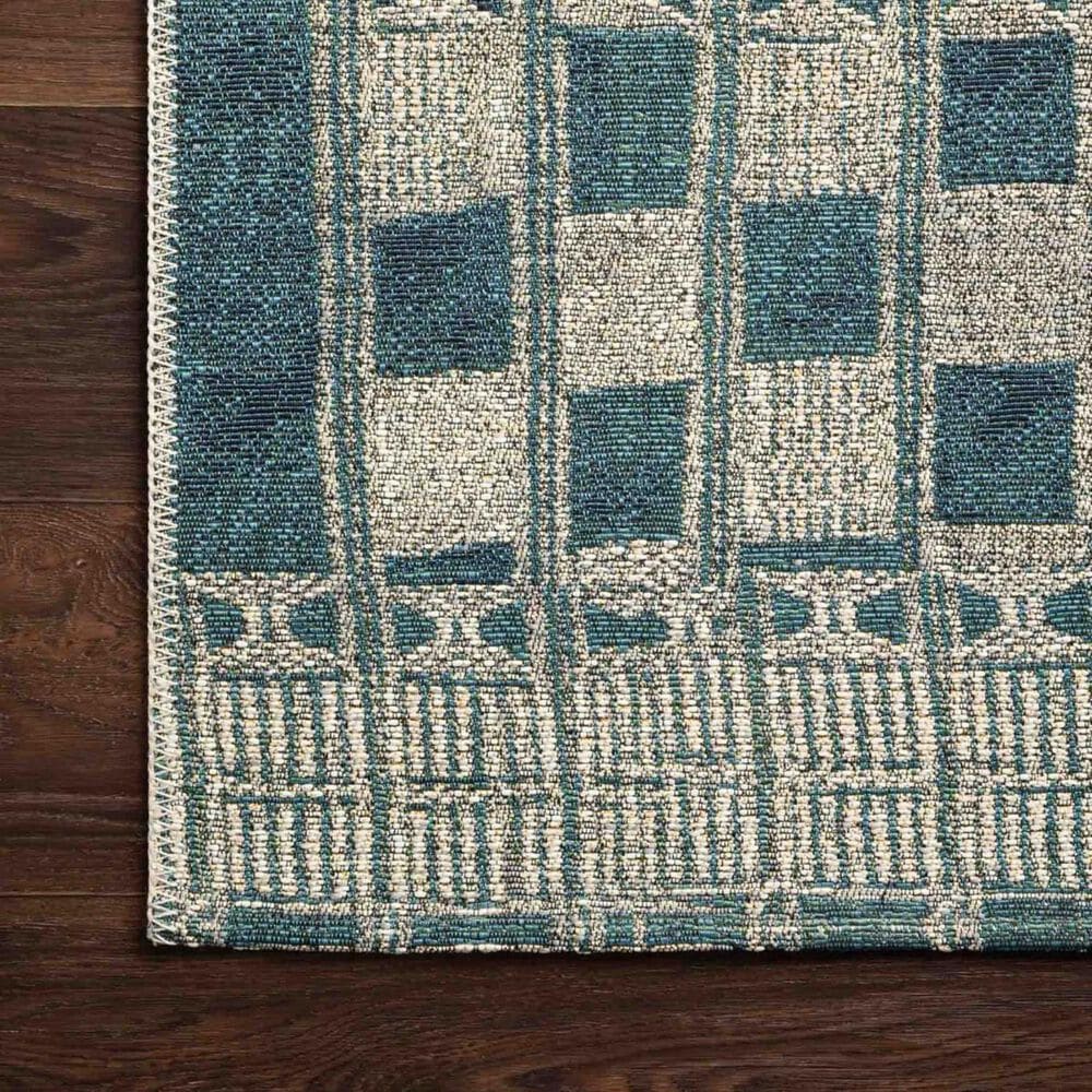 Loloi Mika 10&#39;6&quot; x 13&#39;9&quot; Blue and Ivory Area Performance Rug, , large