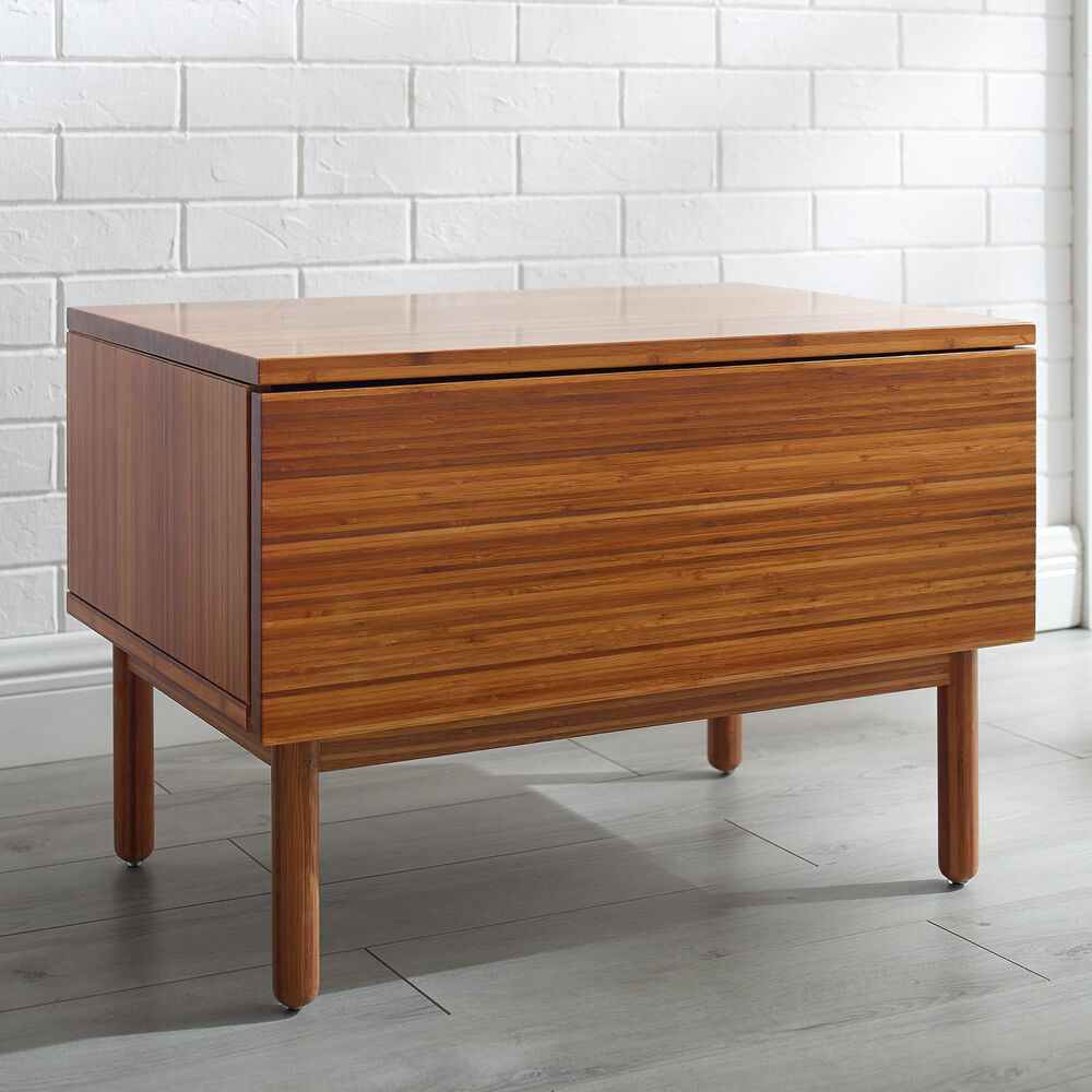 Natural Bamboo Furnishings Malibu 1 Drawer Nightstand, , large