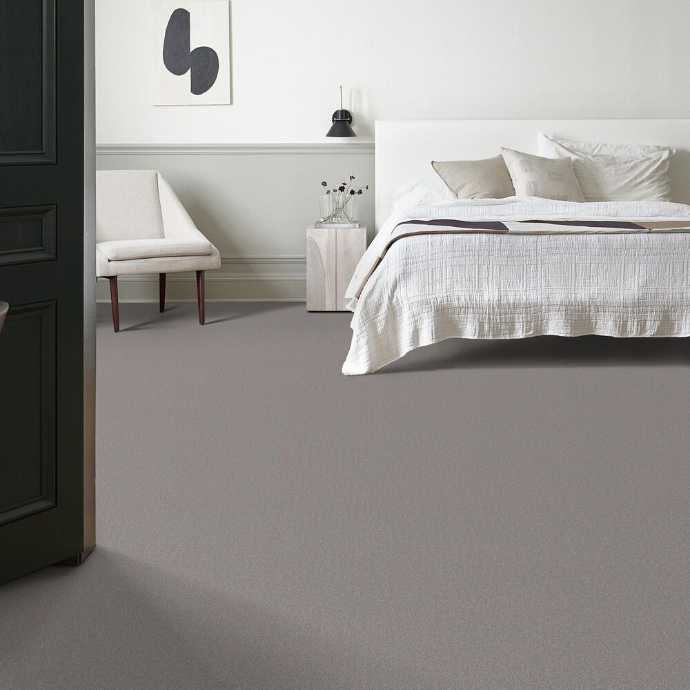 Shaw Canvas Comfort Blue Carpet in Whisper, , large