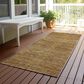 Dalyn Rug Company Soft Essentials Solid Walnut 2"3" x 7"6" Indoor/Outdoor Runner, , large