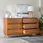 Walker Edison Atticus 6-Drawer Dresser in Caramel, , large