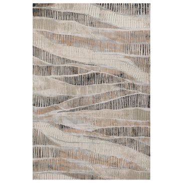 Momeni Genevieve Abstract 2"2" x 7"7" Grey Runner, , large