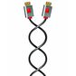 Helios 2-Piece 7 Outlet Surge Protector and Silver Series 6" HDMI Cable in Black, , large