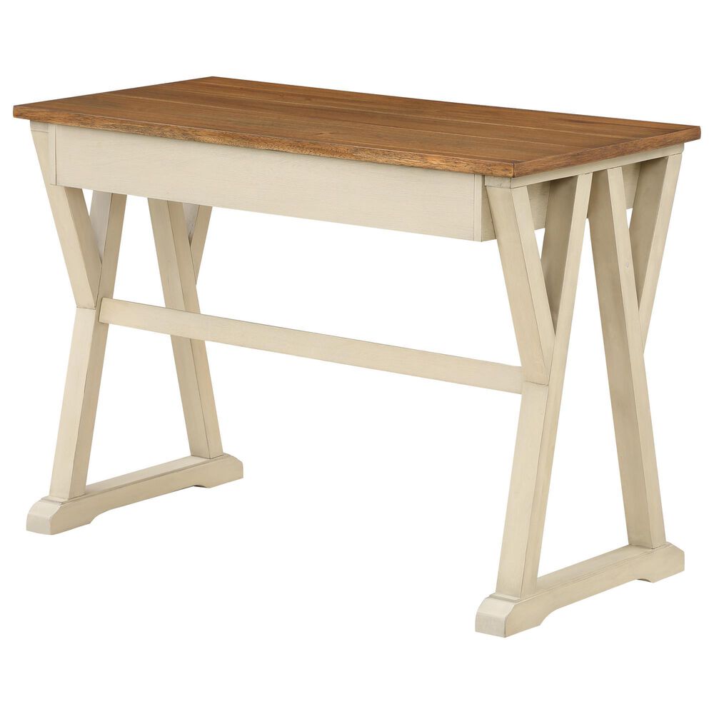 OSP Home Jericho Rustic Writing Desk in Antique White, , large