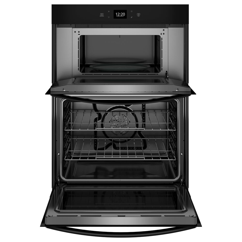 Whirlpool 27 Self-Cleaning Convection Air Fry Convection Smart Microwave  Wall Oven Combo in Black