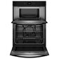 Whirlpool 27" Self-Cleaning Convection Air Fry Convection Smart Microwave Wall Oven Combo in Black, , large