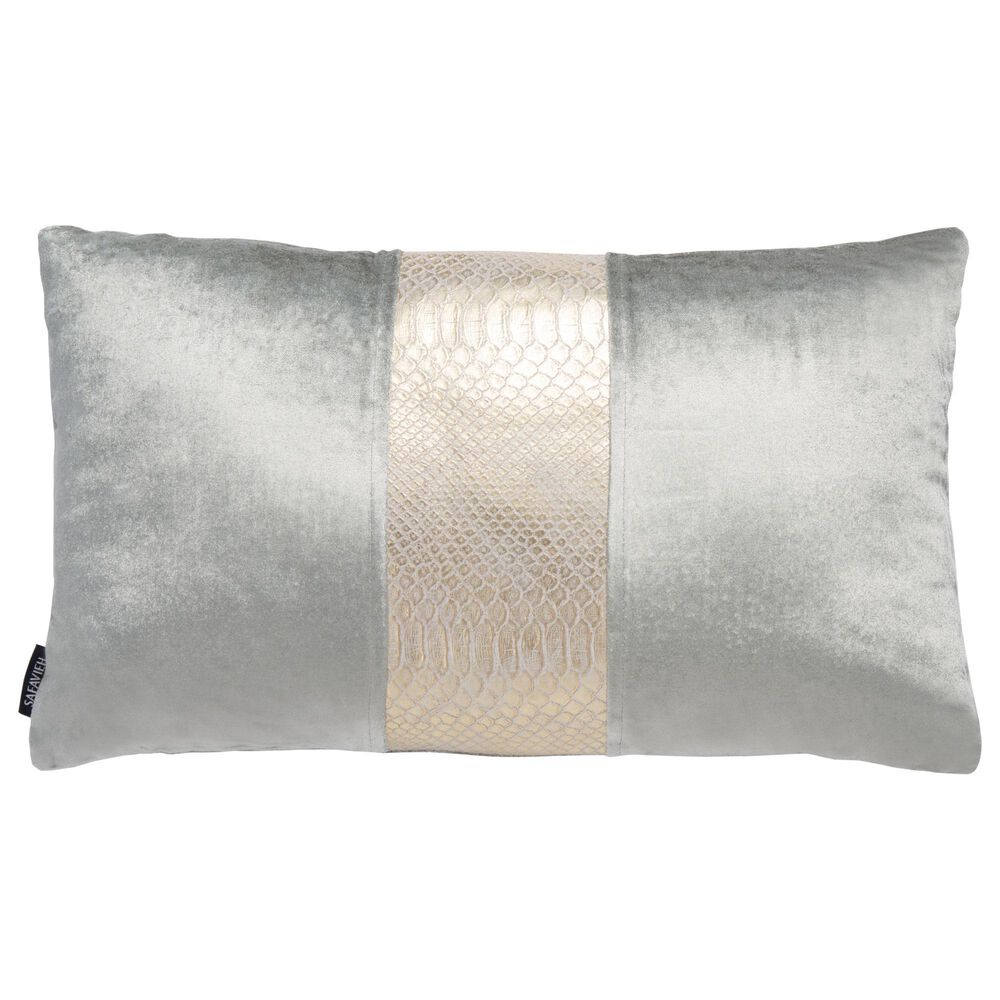 Safavieh Wendla Pillow in Grey and Gold, , large