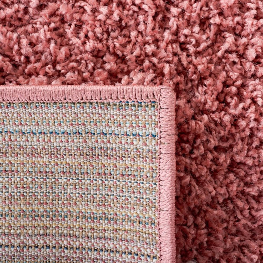 Safavieh Venus Shag VNS604U 5&#39;3&quot; x 7&#39;6&quot; Pink and Ivory Area Rug, , large