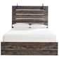 Ashley Drystan Queen Panel Bed in Rustic Brown, , large