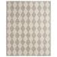 Nourison Positano Geometric Light Grey 7" x 10" Indoor/Outdoor Area Rug, , large