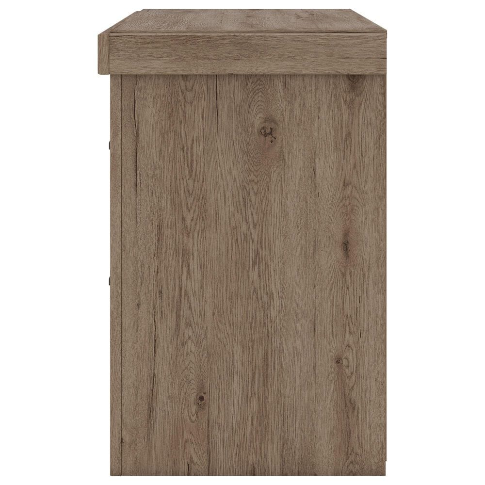 Ashley QUEEN PANEL BED WITH TWO NIGHTSTANDS, , large