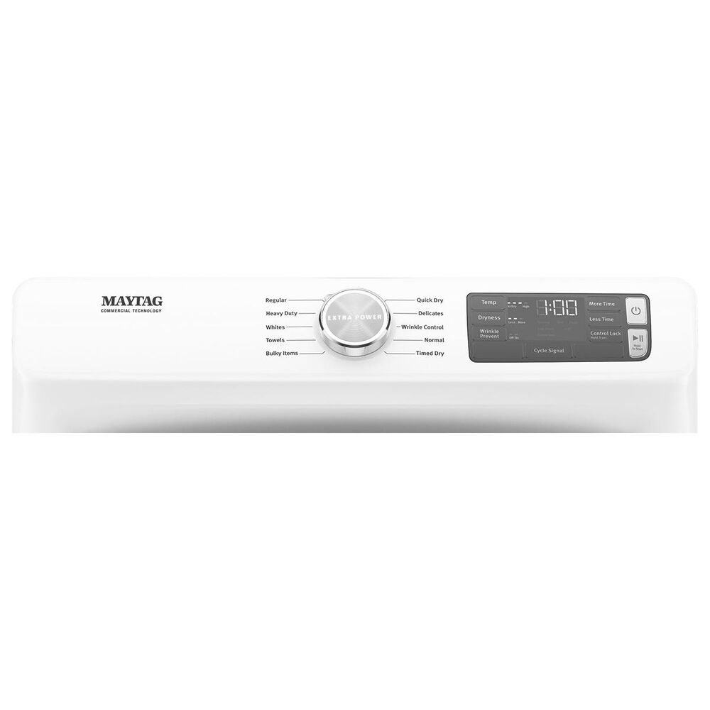 Maytag 4.5 Cu. Ft. Front Load Washer and 7.3 Cu. Ft. Gas Dryer in White, , large