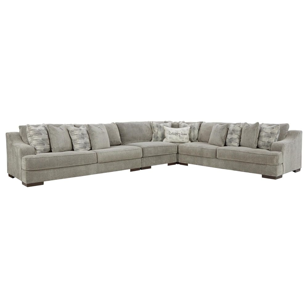 Ashley Bayless 4- Piece Sectional in Bayless Smoke, , large