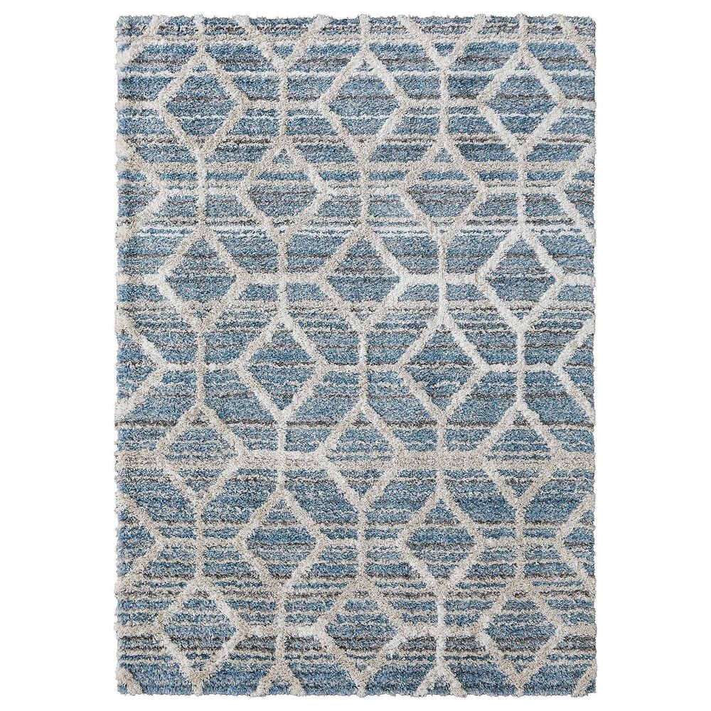 Feizy 39ICF Mynka Blue 7"11" x 10" Area Rug, , large