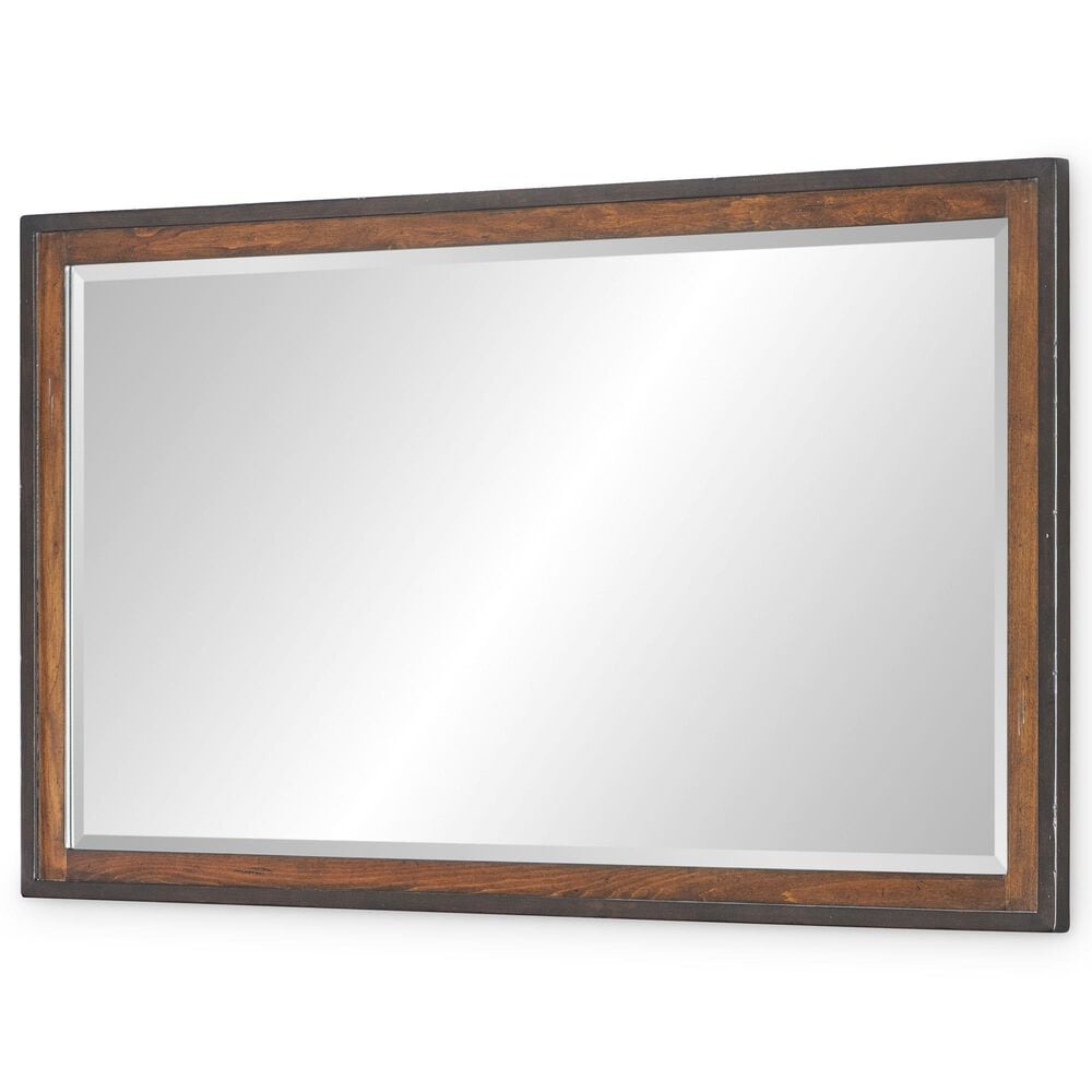 Legacy Classic Fenmore 4-Piece Queen Panel Bedroom Set in Mocha and Distressed Cherry, , large