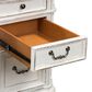 Belle Furnishings Magnolia Manor Jr Executive Desk in White, , large