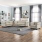 Morden Fort Chesterfield Accent Chair in Beige, , large