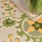 Nourison Aloha ALH17 12" x 15" Ivory and Green Indoor/Outdoor Area Rug, , large