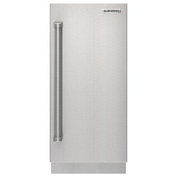 Sub-Zero 15" Outdoor Right Hinge Door Panel with Pro Handle in Stainless Steel, , large
