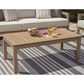 Ashley Hallow Creek Outdoor Cocktail Table in Driftwood, , large